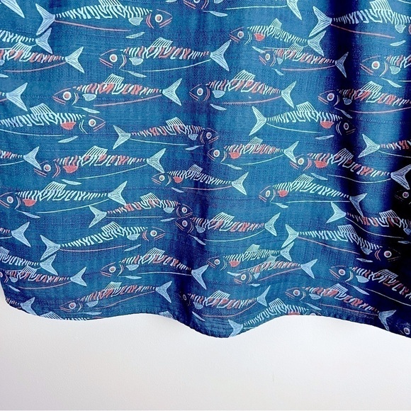 Solaris Outdoor Men's Cotton Fish Novelty Print Casual Shirt Outdoors Adventure - Picture 10 of 13